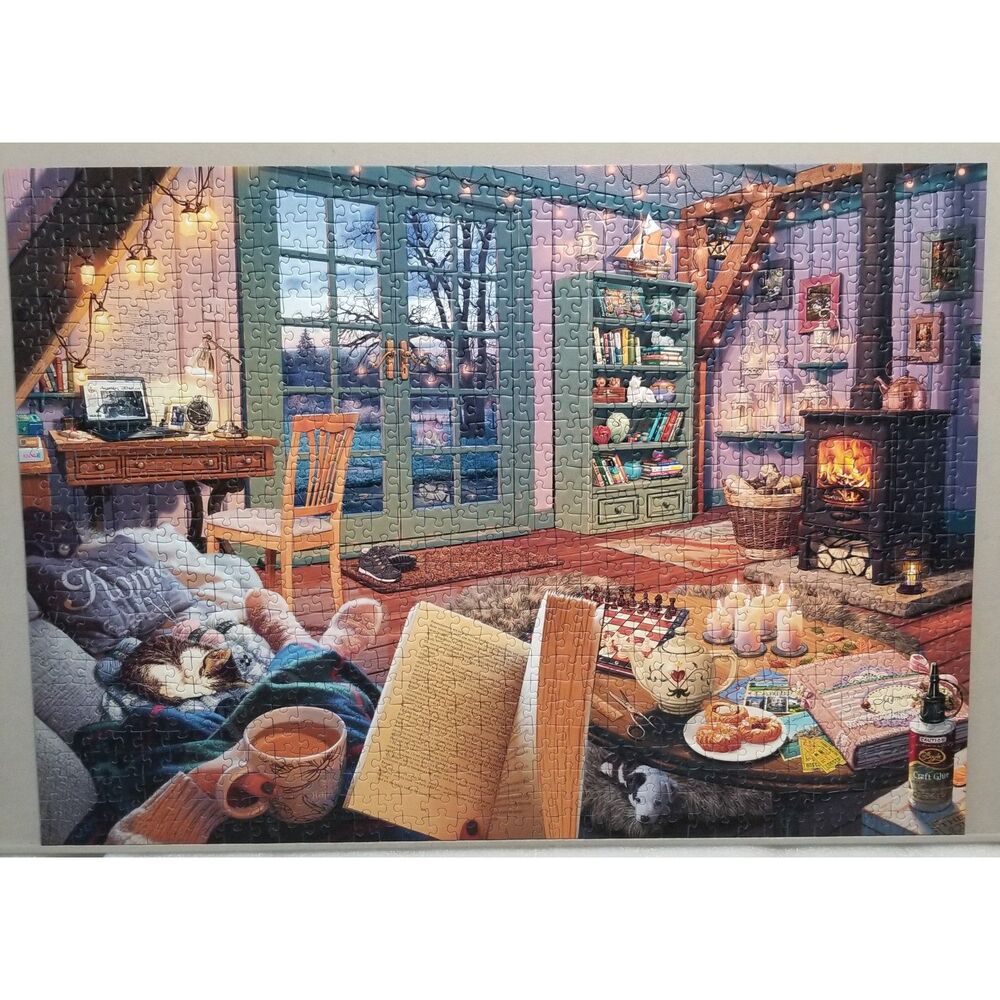 Ravensburger My Haven Cosy Shed 1000 pc Steve Read 2019 Complete Jigsaw Puzzle - Picture 4 of 5